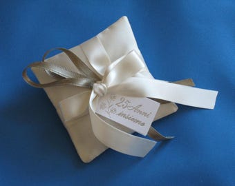 Cuscino Silk Satin - Light Ivory - Handmade in Italy