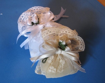 Sacchettino Lace, Made in Italy Favor Bag for Bomboniere - Sacchettino only, undecorated and unfilled, without ribbons.