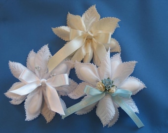 Nastri Portaconfetti Micol Taffeta in Panna (Cream / Light Ivory) - Made in Italy