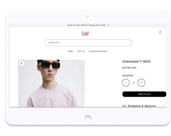 Navigation Header Shopify Theme Section - Men and Women's Shopify Theme | Minimal Design | Shopify Template | | Shopify 2.0 Theme