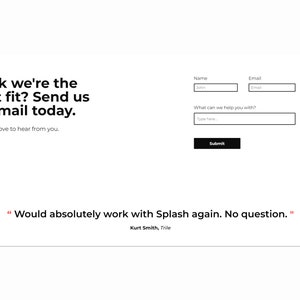 Splash – Szablon HTML witryny biznesowej | Łatwa edycja HTML i CSS | Responsywny na urządzenia mobilne | Motyw witryny dla małej firmy zdjęcie 4