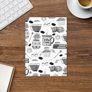 Carte de date de café