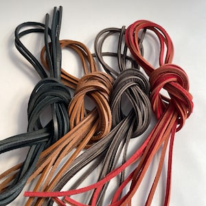 Leather Laces White / 180cm