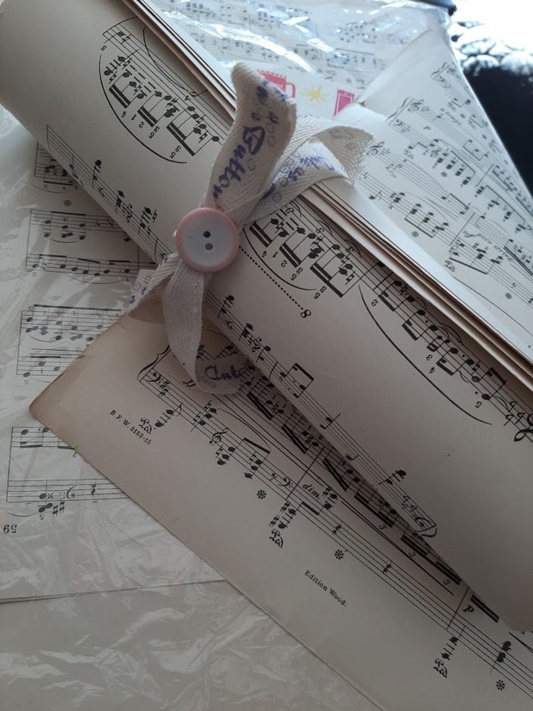 Vintage Sheet Music for Crafts Sheet Music Craft Paper Etsy