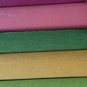 Schweres Krepppapier - Bastelpapier - 19,5 x 98,5"