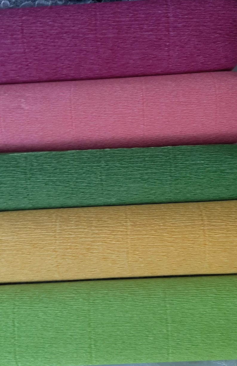 German Heavy Crepe Paper Craft Paper 19.5 X 98.5 Etsy