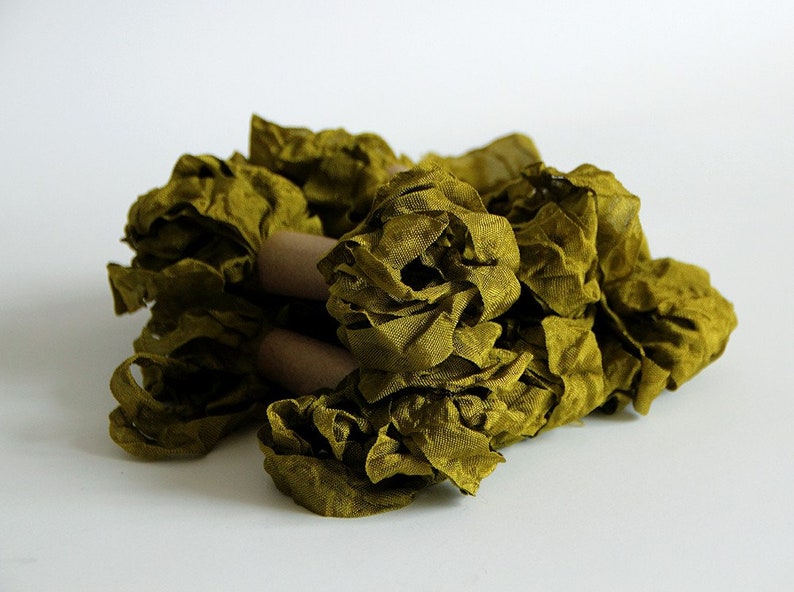 Shabby Crinkled Seam Binding Ribbon - Craft Ribbon, 5 Yards - Etsy