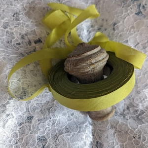 1/2 &quot; Hand Dyed Silk Ribbon - Silk Ribbon - Hand dyed