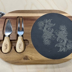 Custom Charcuterie boards with tools