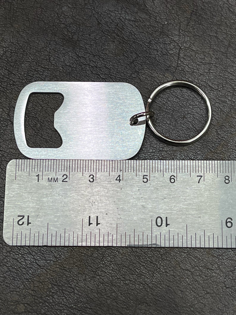 Bulkstainless Steel Keychain Bottle Opener Blanks for Laser Engraving