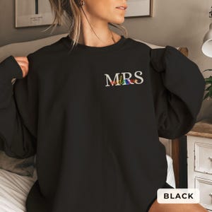 Custom Name Lesbian Wedding Sweatshirt| Lesbian Couples Gift| Custom Lesbian Wedding Gift| Lesbian Anniversary| LGBTQ Newlywed| Two Brides