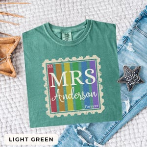 Custom Name Lesbian Wedding Shirt| Lesbian Couples Shirt| Custom Lesbian Wedding Gift| Lesbian Anniversary| LGBTQ Newlywed| Two Brides Tee