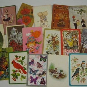 Vintage Playing Cards, Swap Cards, Craft Supply afbeelding 2