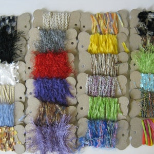 Novelty Fibers & Yarns, Junk Journal, Crafting, Embellishments, Card Making, Tags, Tassels, Scrapbooking, Fiber Art, Knit/Crochet