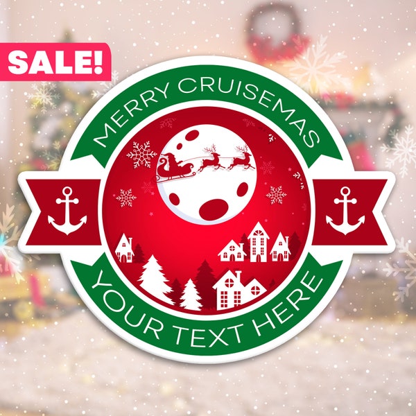 Personalized Christmas Cruise Door Magnets, Cruise Door Decorations, Royal Caribbean Door Magnet, Disney Cruise Magnets. Christmas Disney