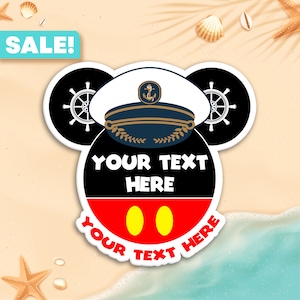Personalized Mickey Mouse Cruise Door Magnets, Cruise Door Decorations, Royal Caribbean Door Magnet, Disney Cruise Magnet, Disney Cruise SVG
