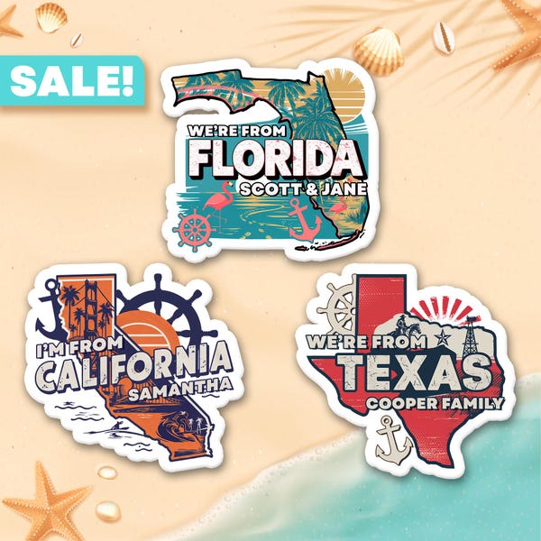 Imanes personalizados para puerta de cruceros de Estados Unidos, decoraciones para puertas de cruceros, imán para puerta de Disney, imanes de cruceros de Disney, imán de estado, crucero de cumpleaños