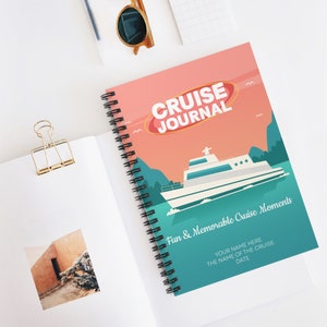 Personalized  Cruise Notebook, Cruise Journal, Personal Journal, Cruise Squad, Journal, Cruise Gifts, Cruise SVG, Disney Cruise Journal