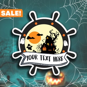 Personalized Halloween Cruise Door Magnet, Cruise Squad, Cruise Gifts, Disney Cruise Decor, Disney Cruise SVG,Disney Wish,Cruise Door Sign,