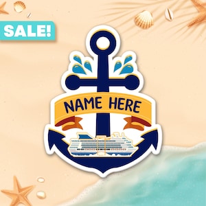 Celebrity Cruises Personalized  Door Magnets, Cruise Door Decorations, Disney Door Magnet, Disney Cruise Magnets, Celebrity Cruise Anchor