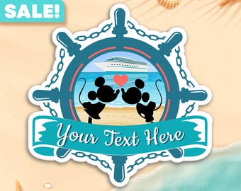 Minnie & Mickey Personalized Valentine&#39;s Cruise Door Magnets, Cruise Door Decorations, Royal Caribbean Door Magnet, Disney Cruise Magnets
