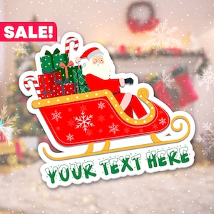 Personalized Christmas Santa Cruise Door Magnets, Cruise Door Decorations, Royal Caribbean Door Magnet, Disney Cruise Magnets
