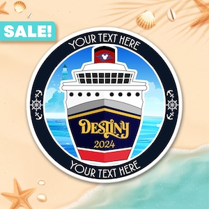 Personalized Disney Cruise Door Magnets, Cruise Door Decorations, Royal Caribbean Door Magnet, Disney Cruise Magnets, Disney Destiny Cruise