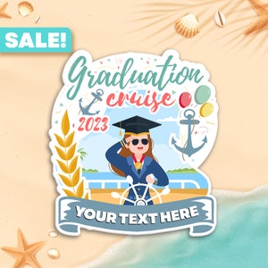 Personalized Graduation 2023 Door Magnet, Class of 2023, Graduation Gifts and Souvenir, Year end 2023, Fridge Magnet, Disney Cruise SVG