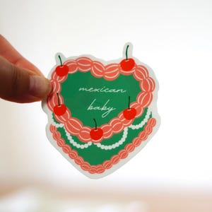 Mexican Vintage Cake Sticker | Mexicana Sticker, Latina Sticker