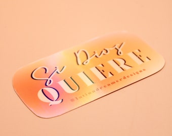 Si Dios Quiere Sticker