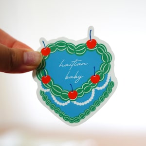 Haitian Vintage Cake Sticker | Haiti Sticker, Latina Sticker