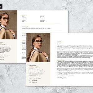 CV Template, Professional Application Template, Application Template 2022, Resume, CV, Template, CV Creative Professional