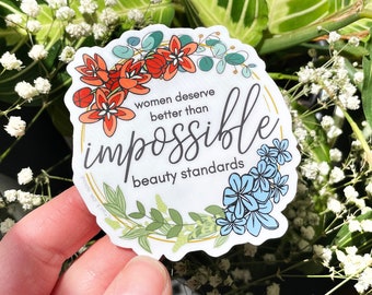 Vinilo feminista: Amor propio, estándares de belleza imposibles