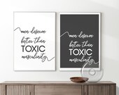 Toxic Masculinity Poster, Self Love Printable Art, and Instant Digital Download