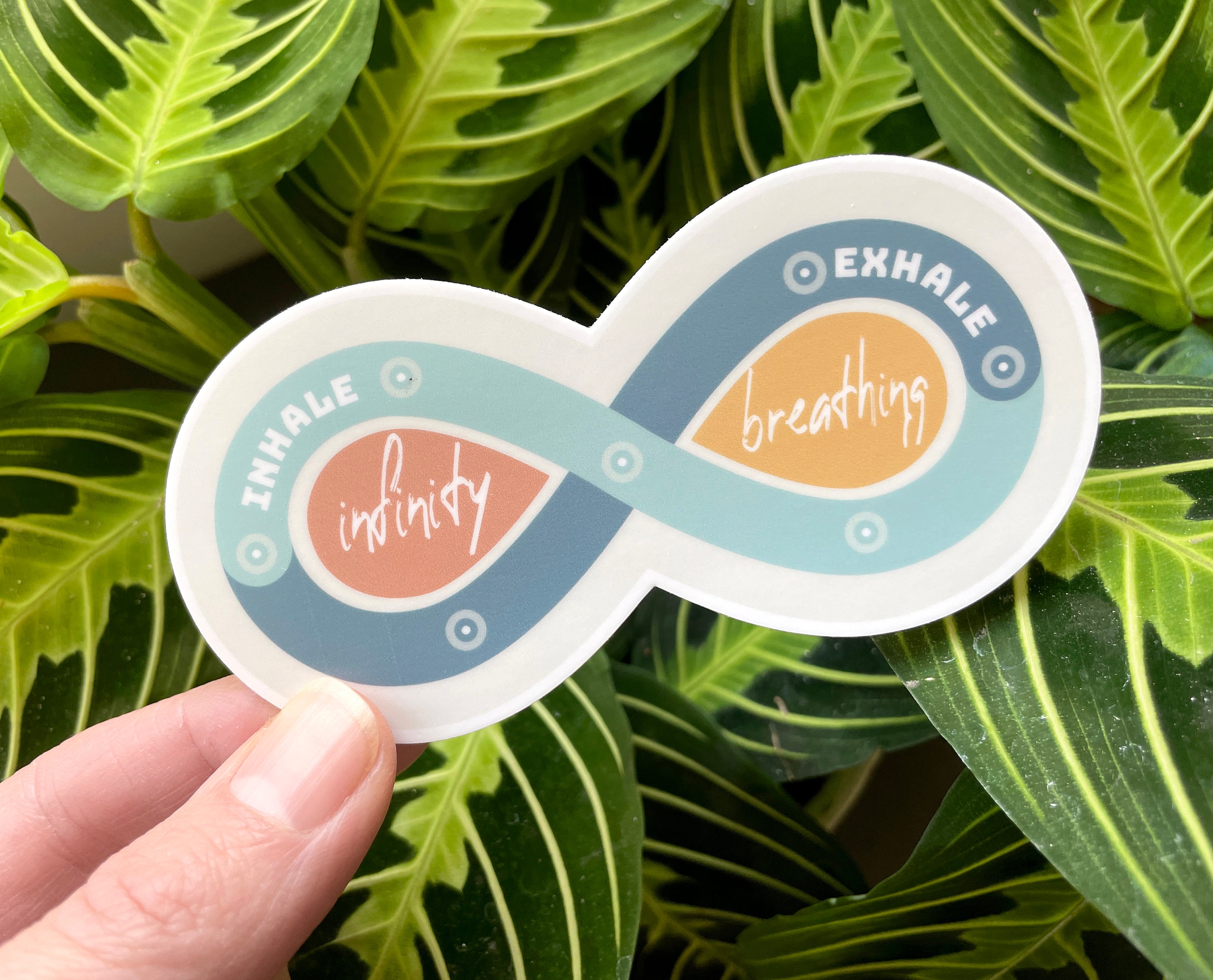 Relax Infinity Infinity Breathing Vinyl Sticker: Mindful Relaxation Decal - Etsy