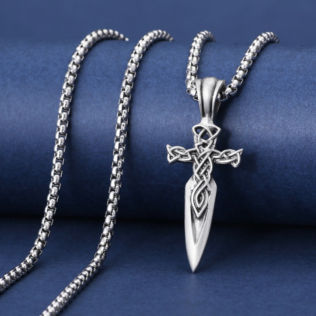 Dagger Necklaces Sword Necklaces Sword Pendants Sword Etsy