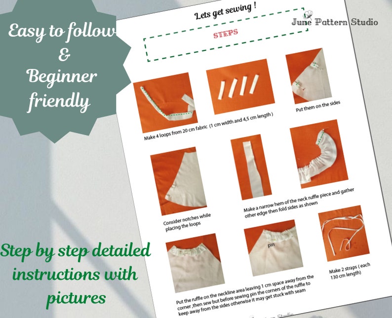 Backless Ruffle Crop Top Sewing Pattern Printable Sewing Etsy