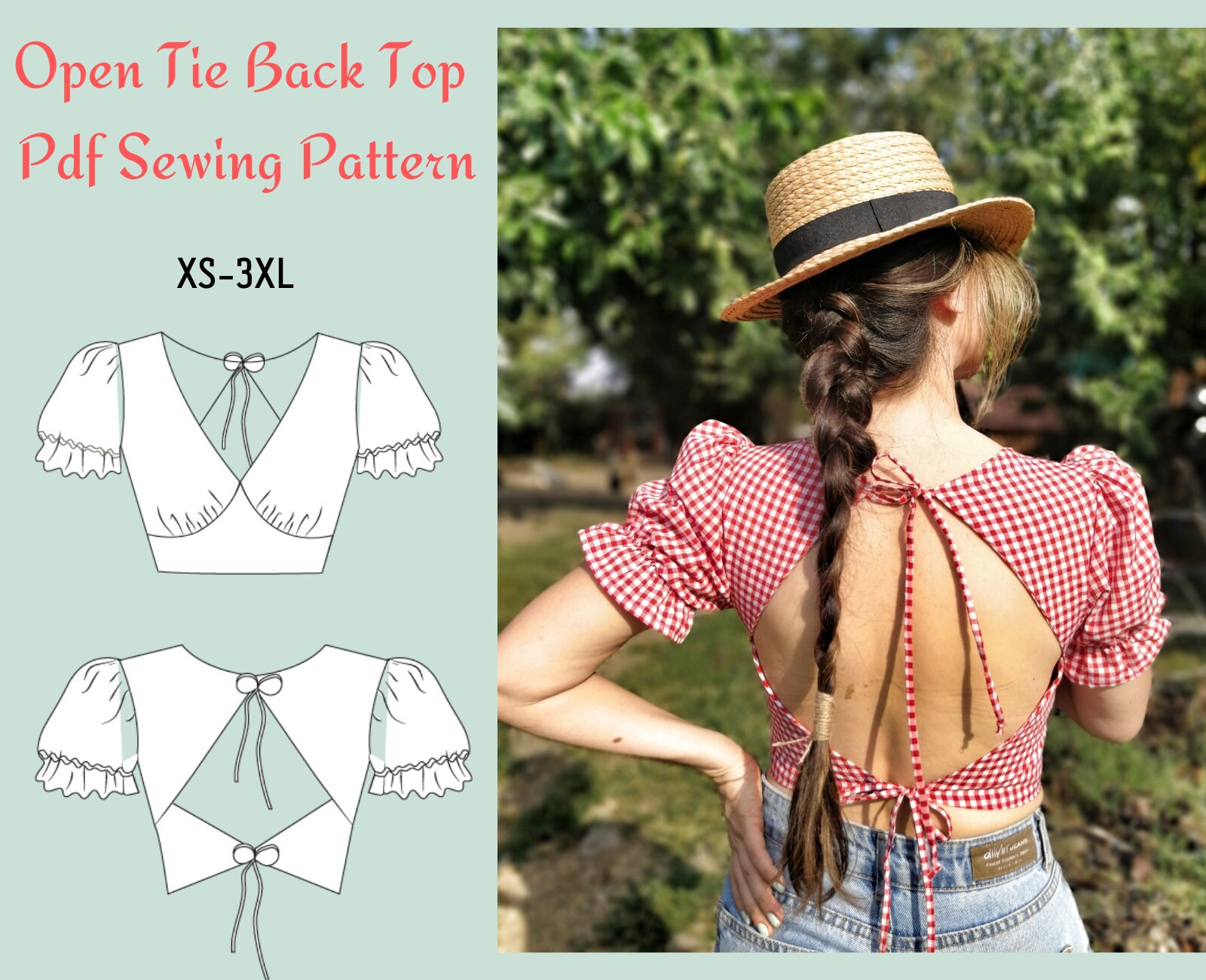 29+ Backless Top Sewing Pattern BencanDoroteea