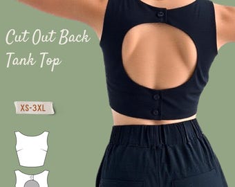 トップス UNKNOWN cut sew Juli Top Sewing Pattern US0-22/UK2-26 – Tooth and Eye