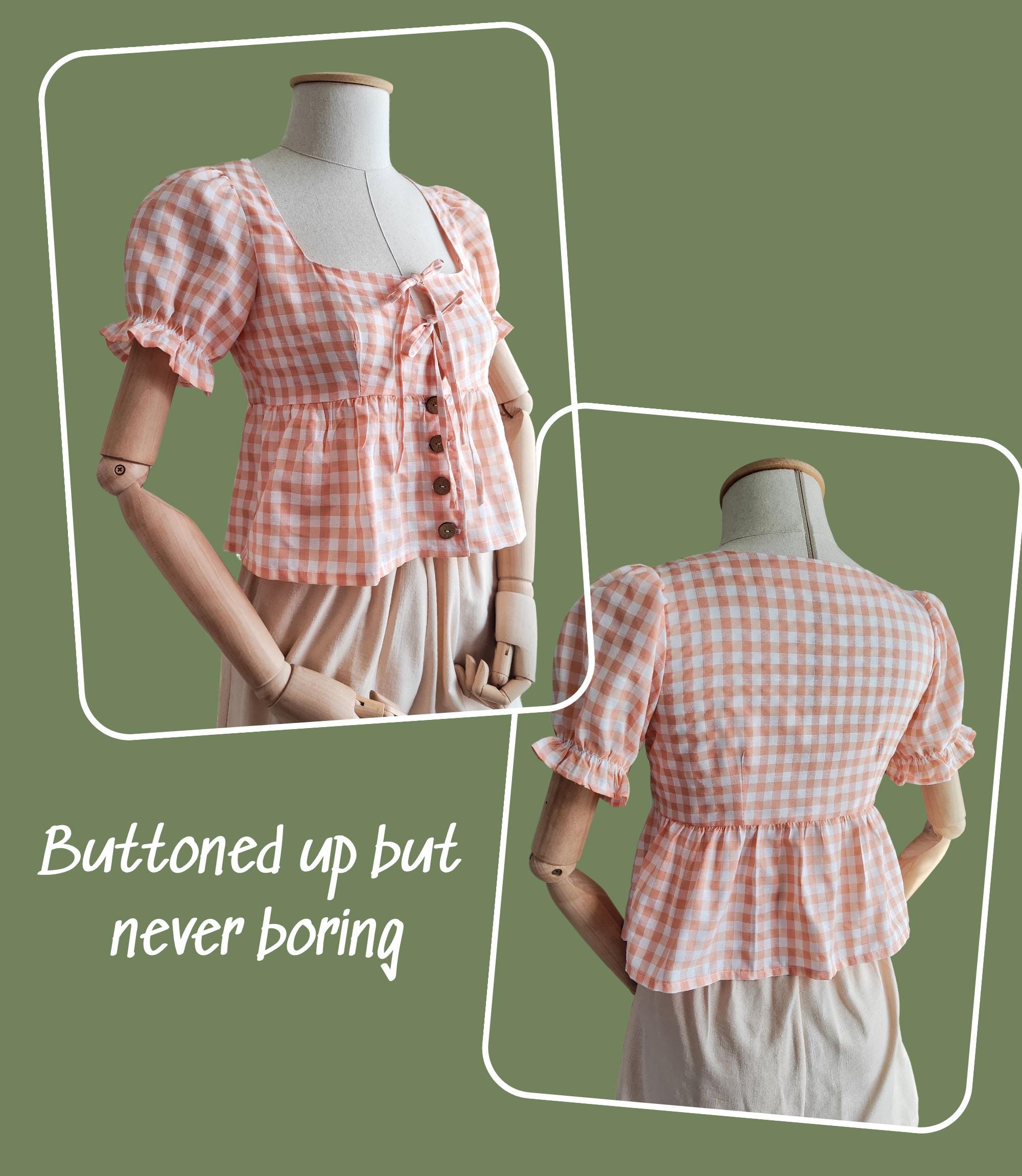 トップス ribbon square neck blouse haek il_340x270.7092645743_g3rg.jpg