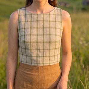 Cut Out Back Tank Top Pdf Sewing Pattern: Beginner Friendly Summer Top Pattern-10 Sizes Available image 9