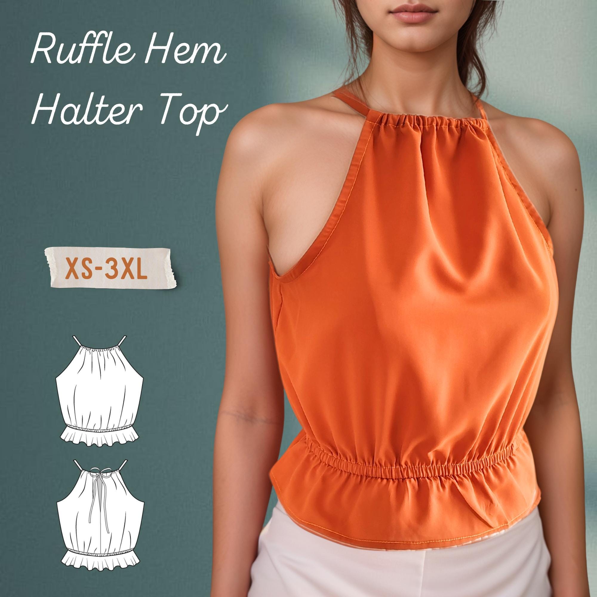 ruffle halter top
