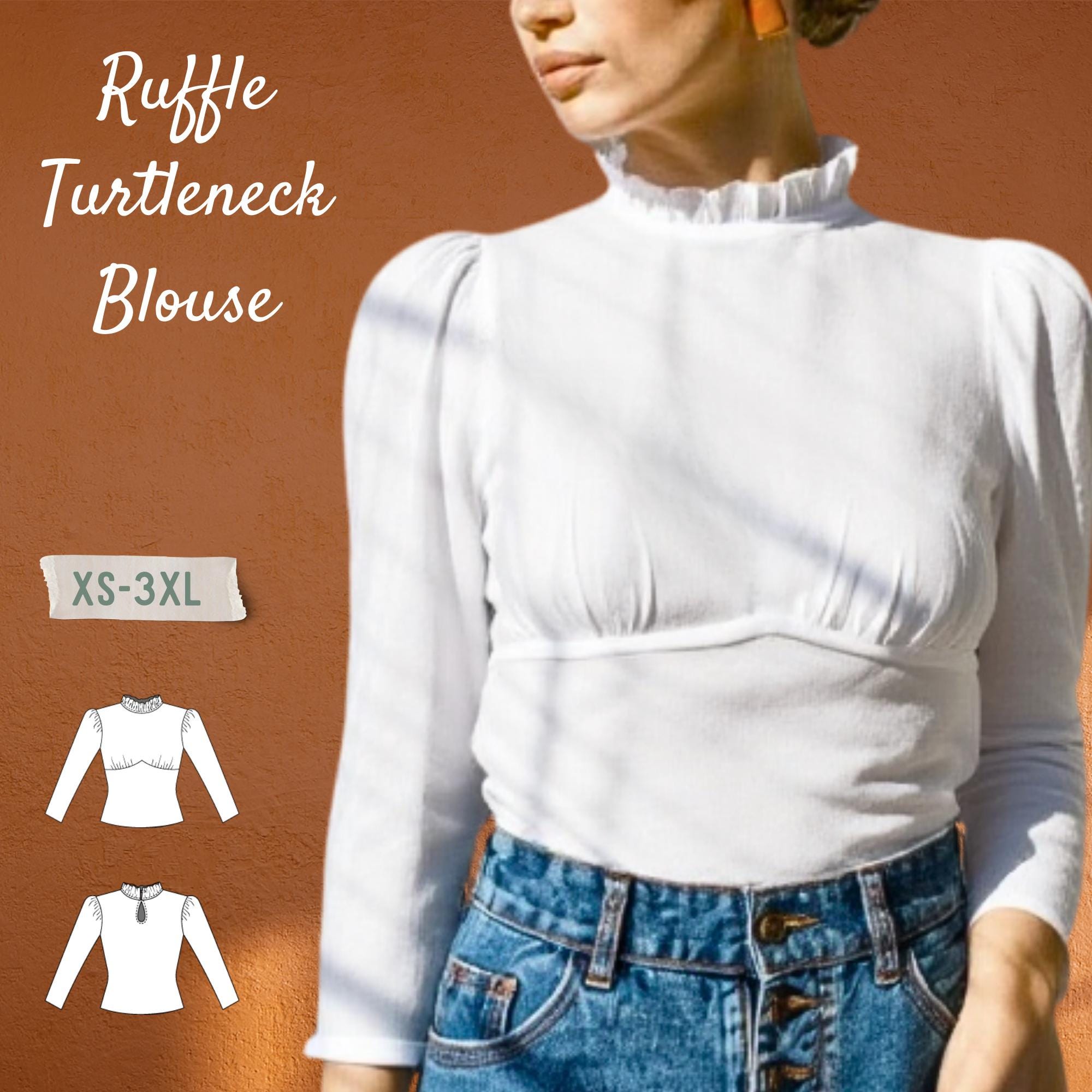 トップス vintage pleats design high neck cut sew トップス vintage pleats design high neck cut sew Unique