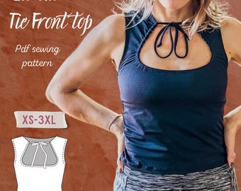 Fitted Vest Digital PDF Sewing Pattern // US Size 00-14 // Instant ...