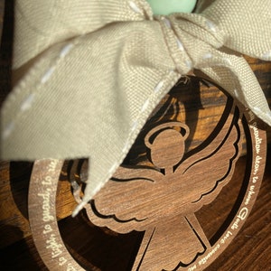 Guardian Angel Car Charm | Rearview Mirror Charm | Rearview Mirror Accessory | Door Hanger