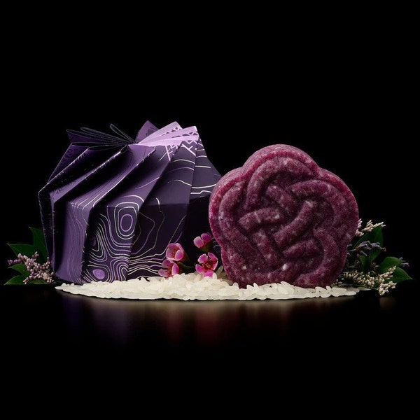 Purple Shampoo Bar - Neutralizes Brassy Tones - Featuring Longsheng Rice