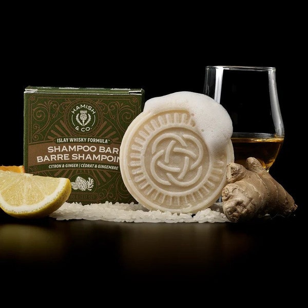 Shampoo Bar for Men | Whisky-Infused Shampoo Bars |  Rice Water Shampoo