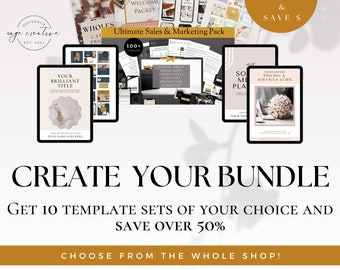 Canva Template Bundle: Business & Social Media, Workbook, Ebook