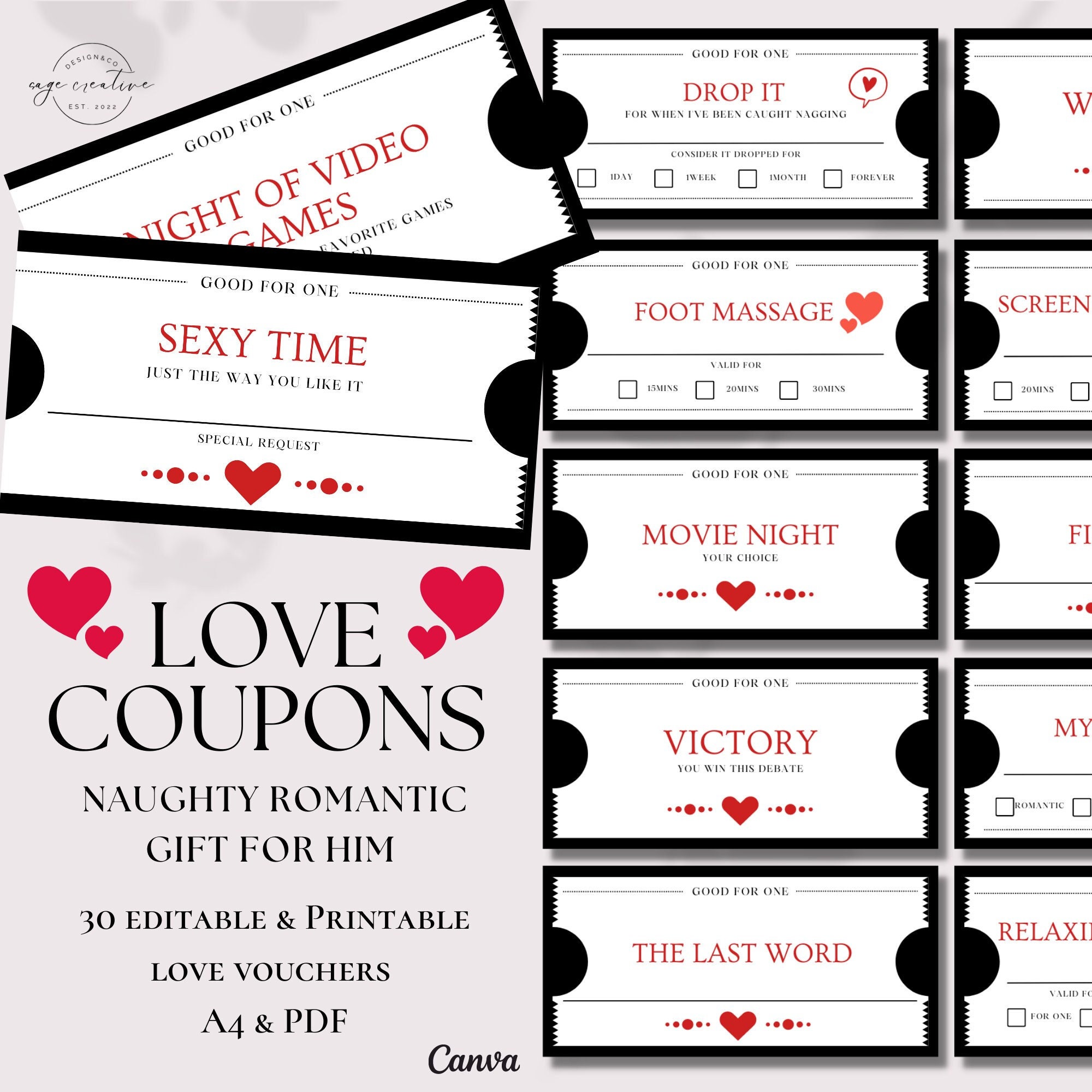 His Secret Desire: Naughty Love Coupons Guaranteed To Drive Him Wild - 1sdbuhq
