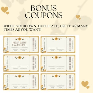 Editable Mom Coupon Book Template for Mothers Day Gift Idea, Printable ...